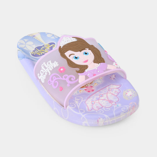 Girls Slippers 208-A12-PURPLE