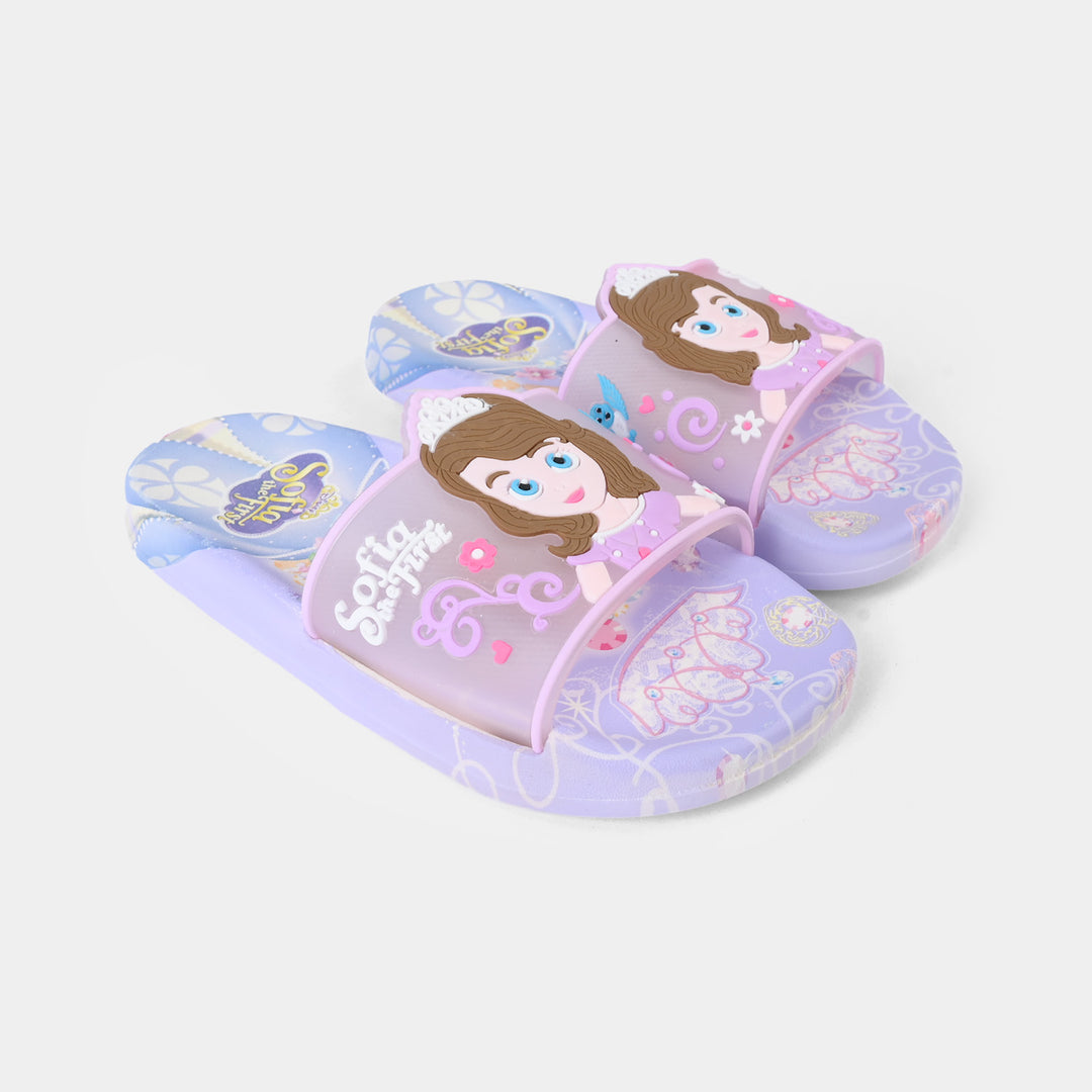 Girls Slippers 208-A12-PURPLE