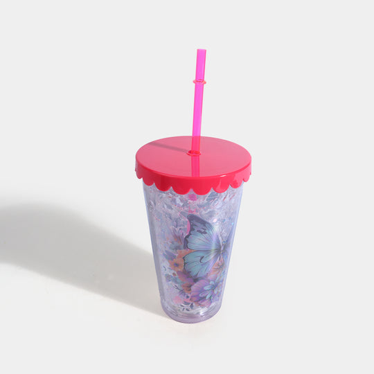 Fancy Acrylic Straw Mug/Cup For Kids
