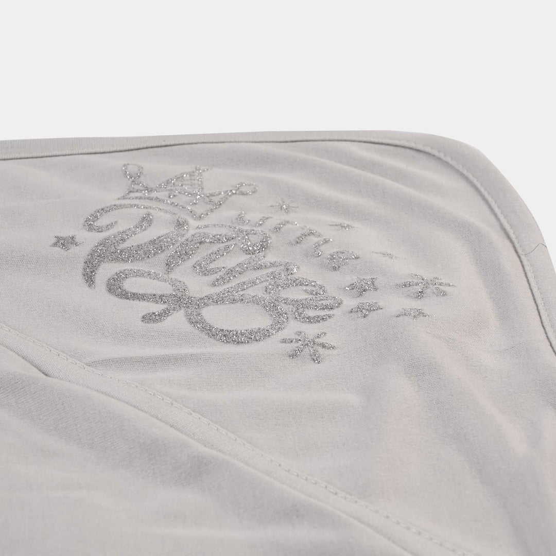 Baby Wrapping Sheet Embossing Little Prince | Light Grey