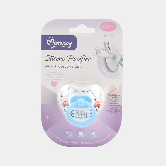 Momeasy Silicone Pacifier With Protective Cap | 0M+
