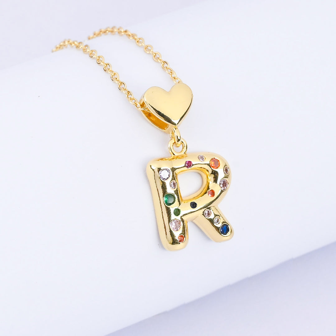 Alphabet/Letter Pendant Necklace for Girls
