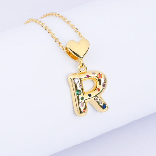 Alphabet/Letter Pendant Necklace for Girls