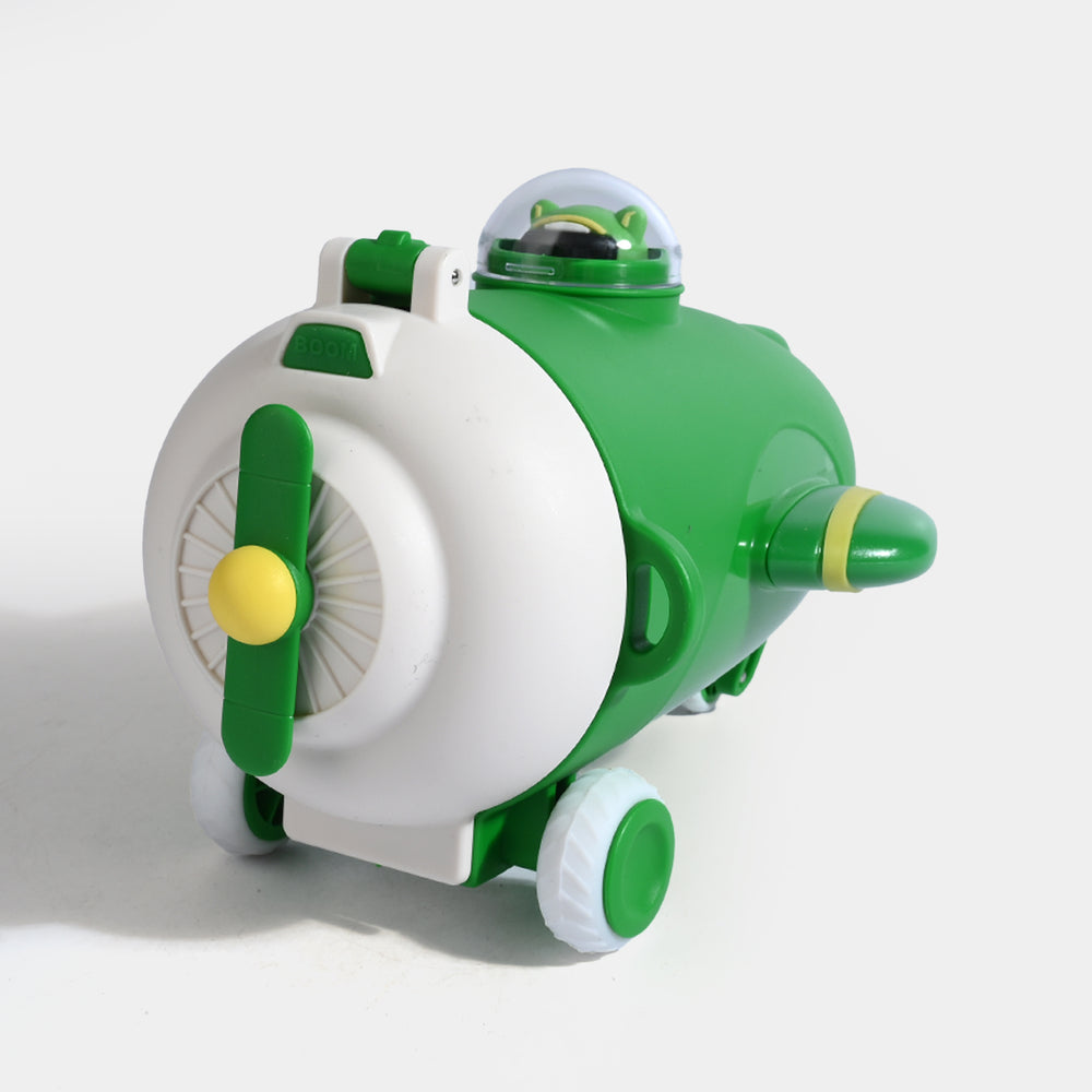 AEROPLANE WATER BOTTLE/BEAKER | SH2693 - GREEN