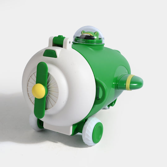 AEROPLANE WATER BOTTLE/BEAKER | SH2693 - GREEN