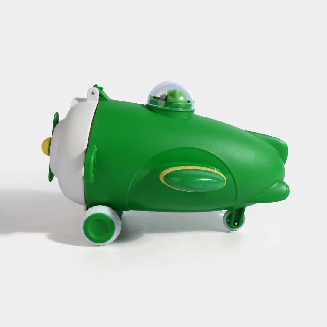 AEROPLANE WATER BOTTLE/BEAKER | SH2693 - GREEN