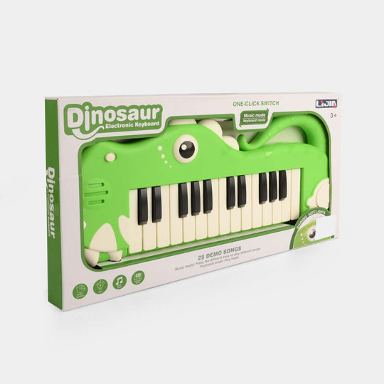 Dinosaur Electronic Keyboard with 25 Demo Songs