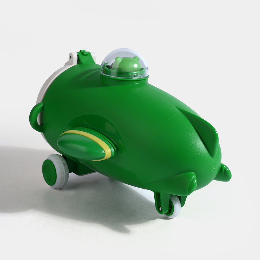 AEROPLANE WATER BOTTLE/BEAKER | SH2693 - GREEN