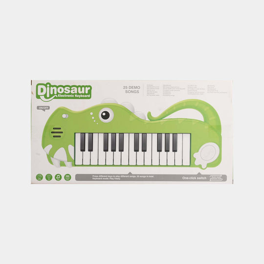 Dinosaur Electronic Keyboard with 25 Demo Songs