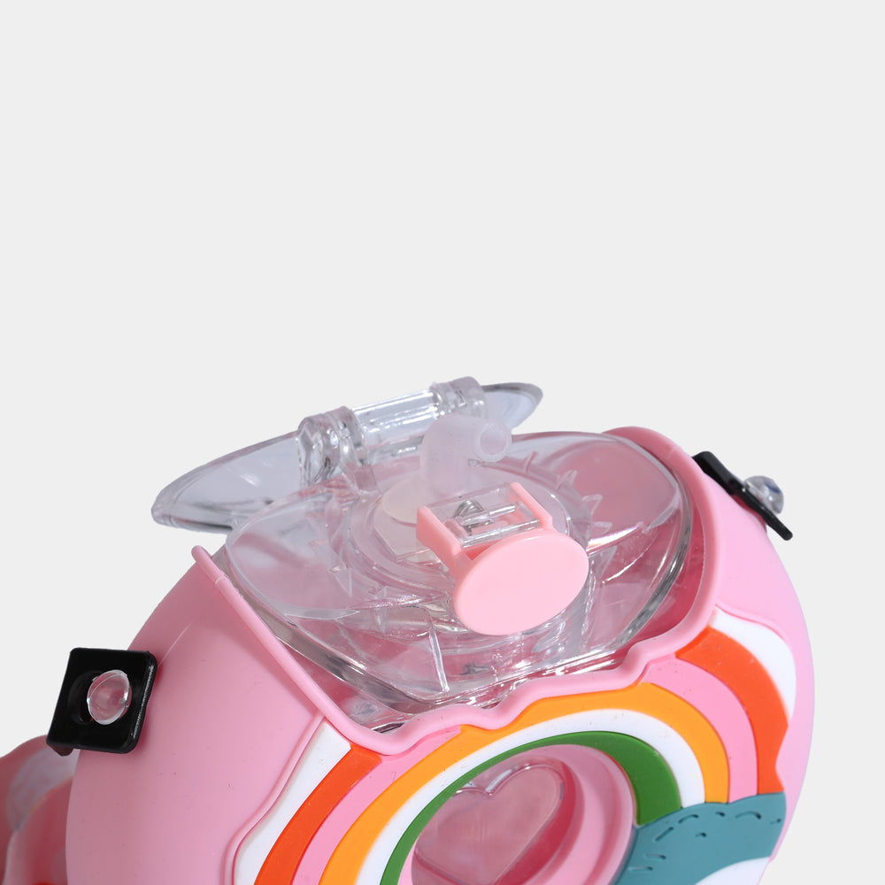 DONUT STRAW TUMBLER/BEAKER FOR GIRLS | SH2692 - PINK