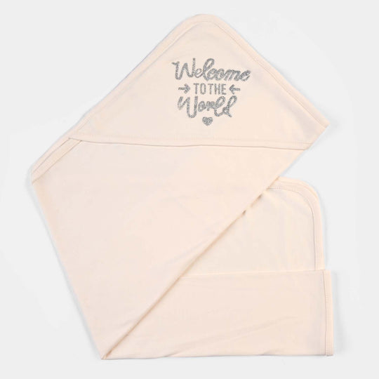 Baby Wrapping Sheet Embossing Welcome To The World