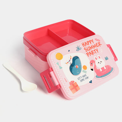 Plastic Lunch Box With Bottle For Kids