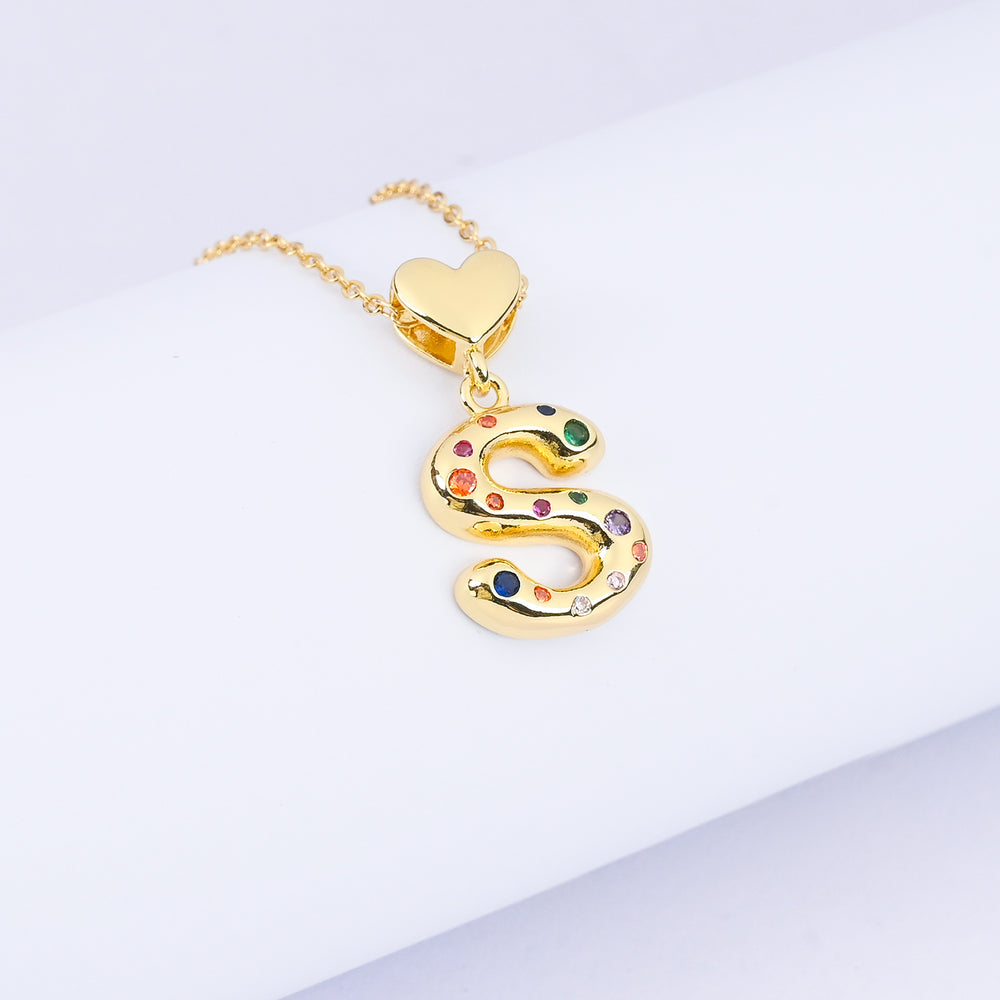 Alphabet/Letter Pendant Necklace for Girls