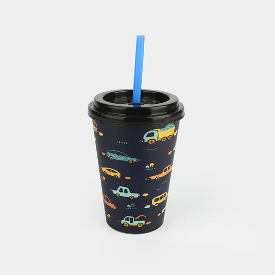 Sipper Cup Black-Cars