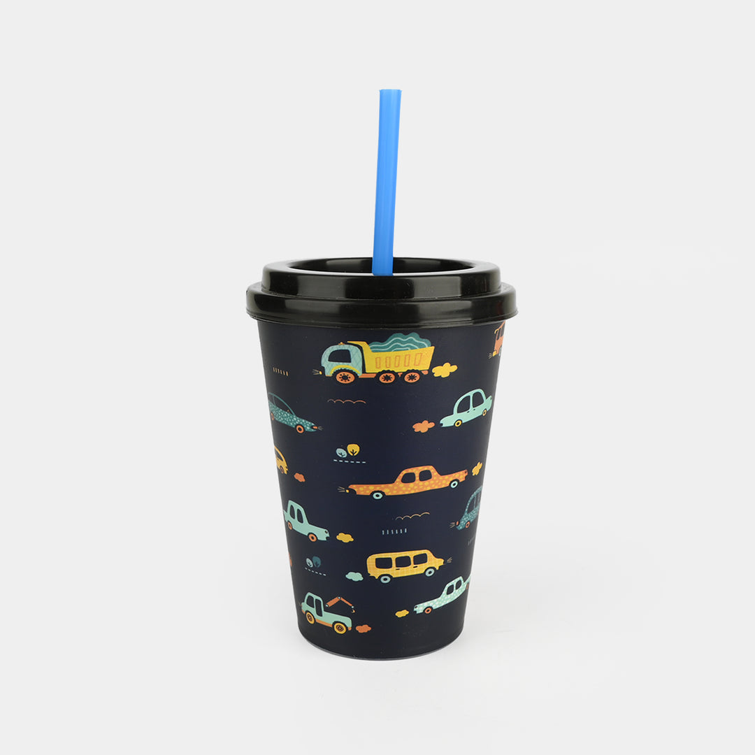 Sipper Cup Black-Cars