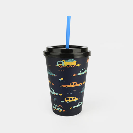 Sipper Cup Black-Cars