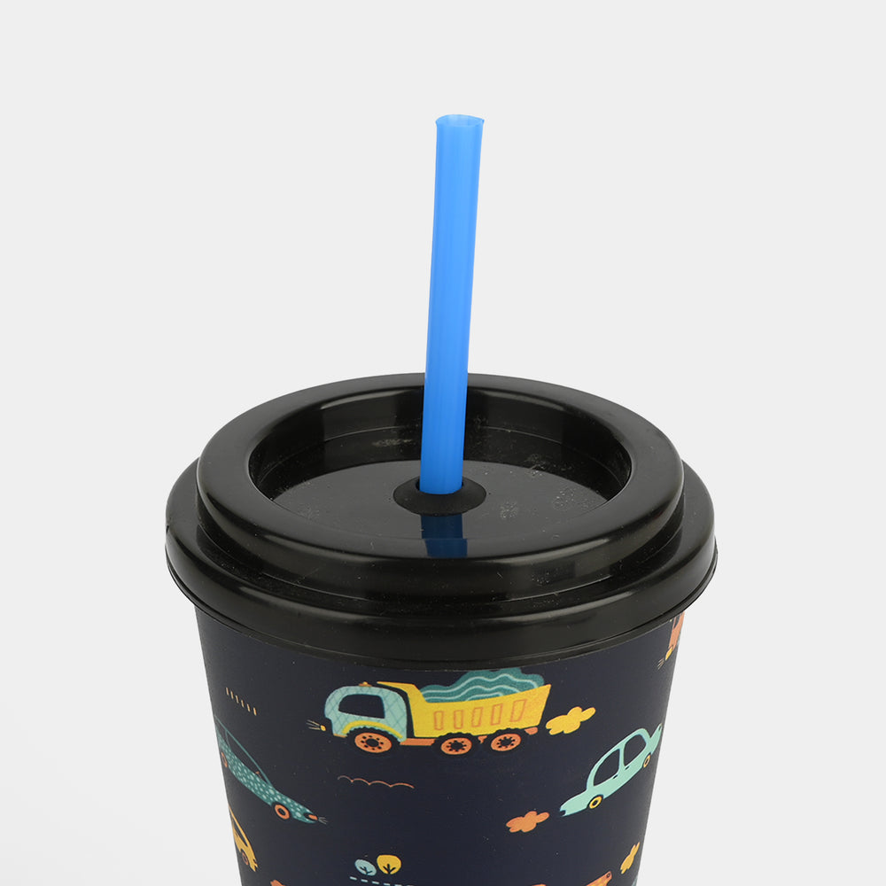 Sipper Cup Black-Cars