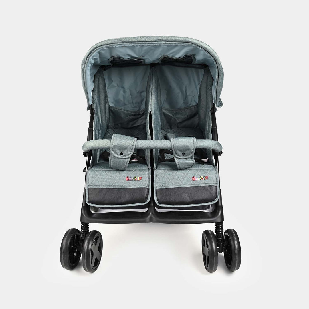 double stroller pakistan BP Twins Stroller Side By Side Green BP500 - Price in Pakistan