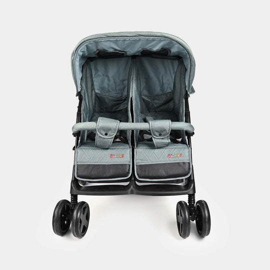 BP Twins Stroller Side by Side - Green