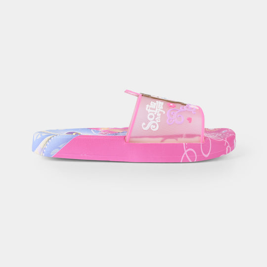 Girls Slippers 208-A12-Fuchsia