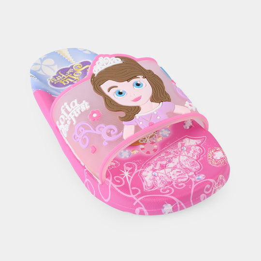 Girls Slippers 208-A12-Fuchsia