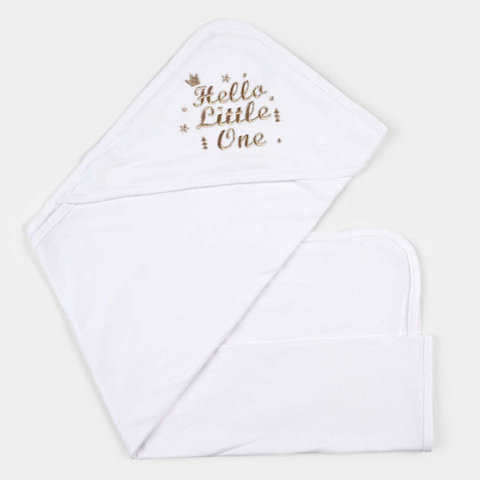 Baby Wrapping Sheet Golden Printed Hello Little One