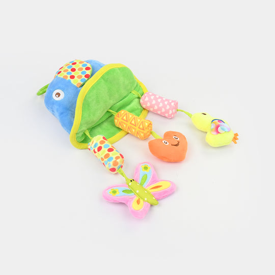 Soft Rattle Blue Elephant