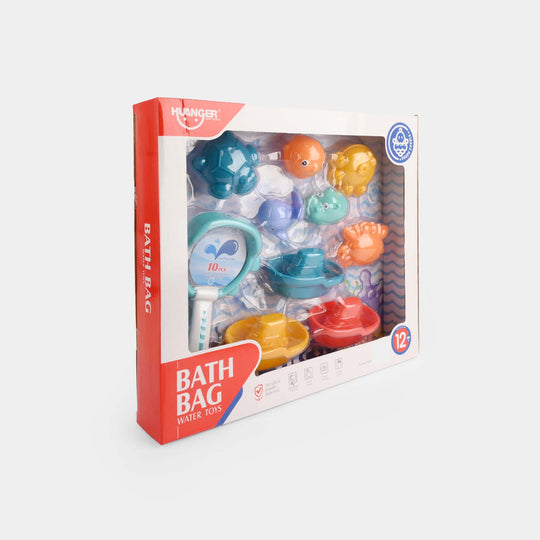 Bath Bag Water Toys Set | 10Pcs