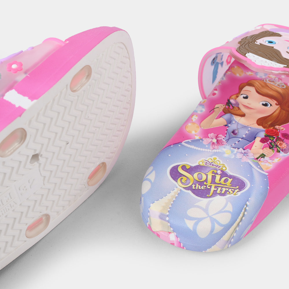 Girls Slippers 208-A12-Fuchsia