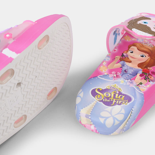 Girls Slippers 208-A12-Fuchsia