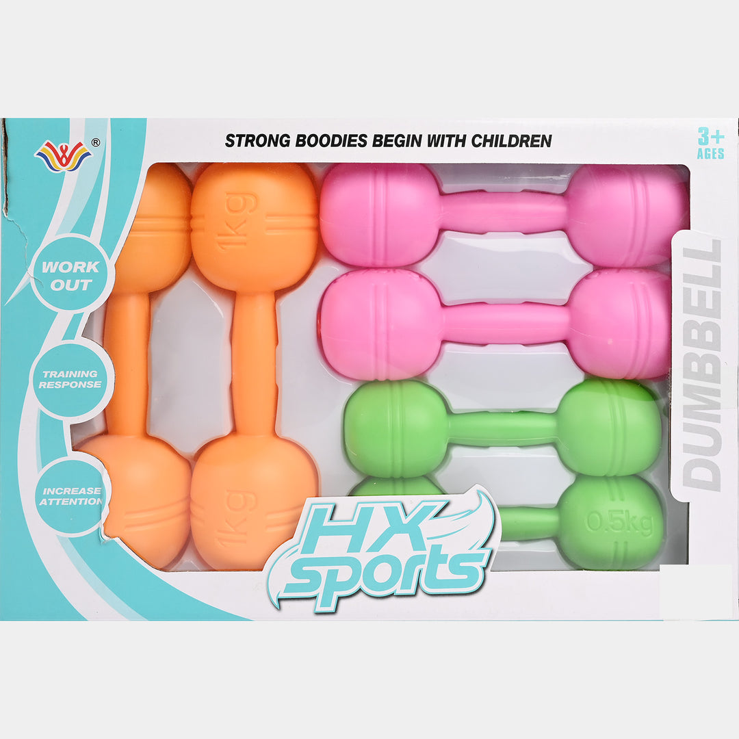 Sports Water-Fillable Kids Dumbbell Set