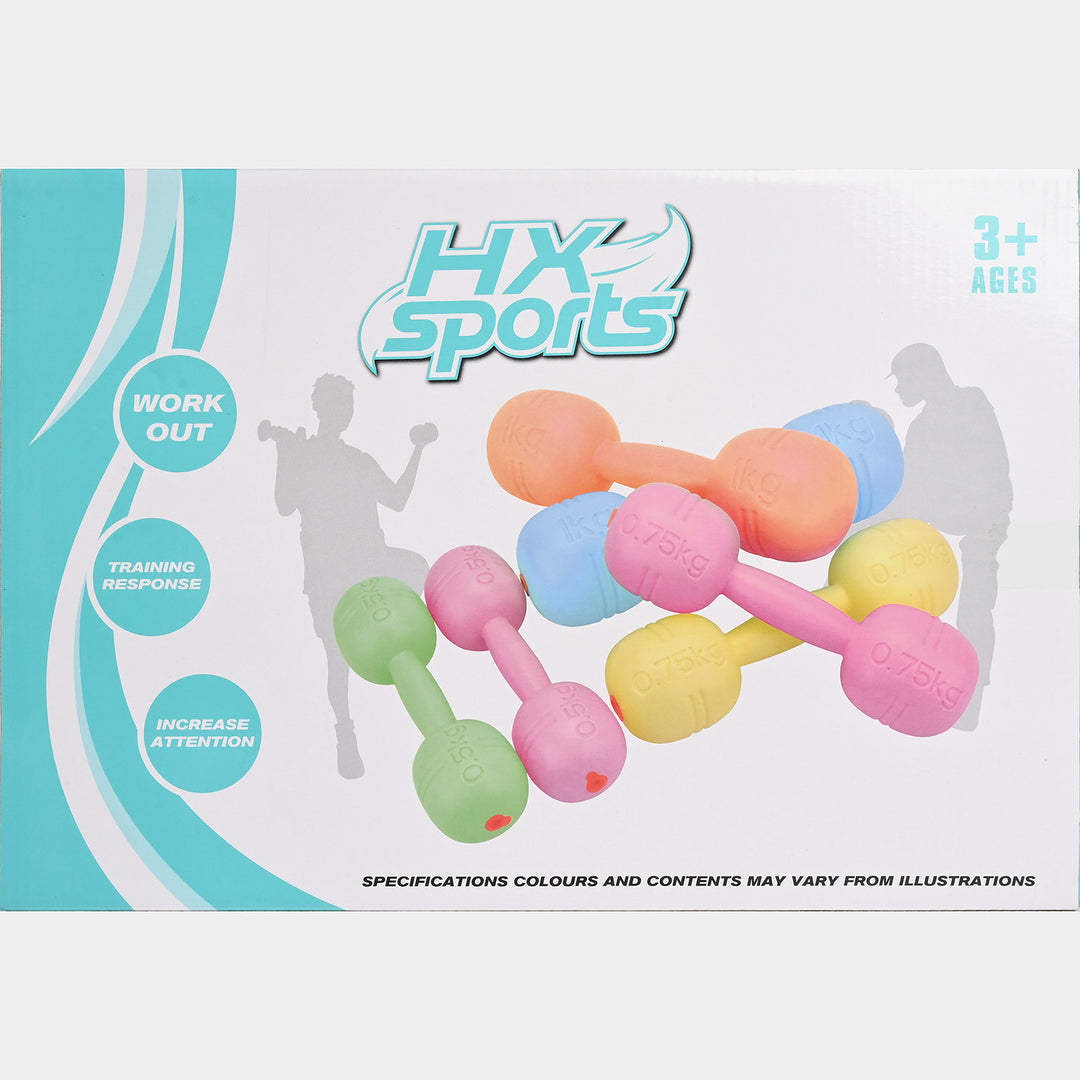 Sports Water-Fillable Kids Dumbbell Set