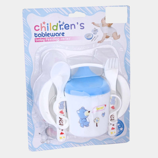 Baby Tableware Feeding Set Blue