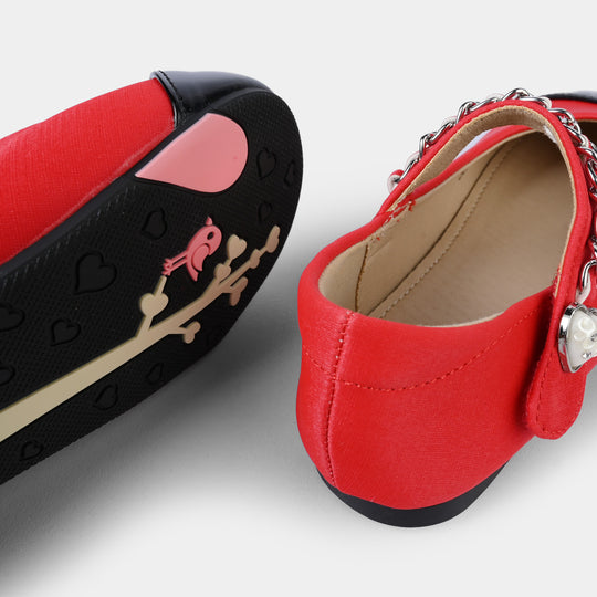 Girls Pumps 66A45-RED