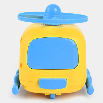 Cartoon Flying Helicopter Toy-Yellow