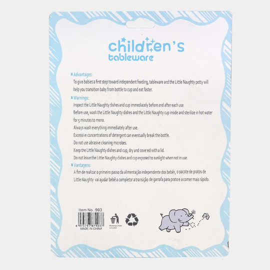 Baby Tableware Feeding Set Blue