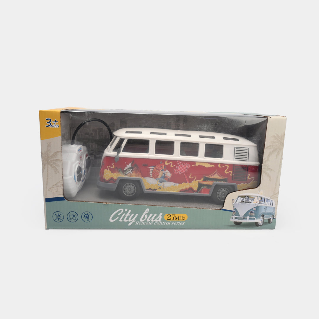 Remote Control Bus With Light For Kids