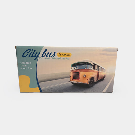 Remote Control Bus With Light For Kids
