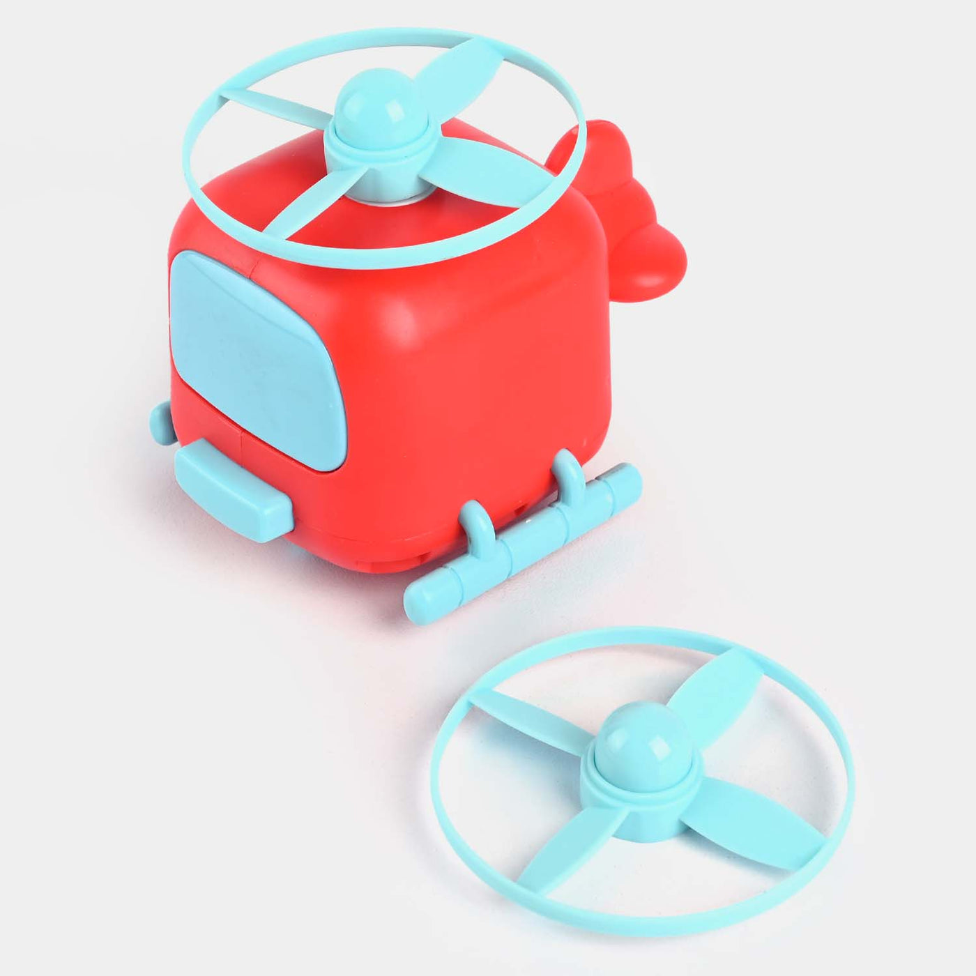 Cartoon Flying Helicopter Toy-Red