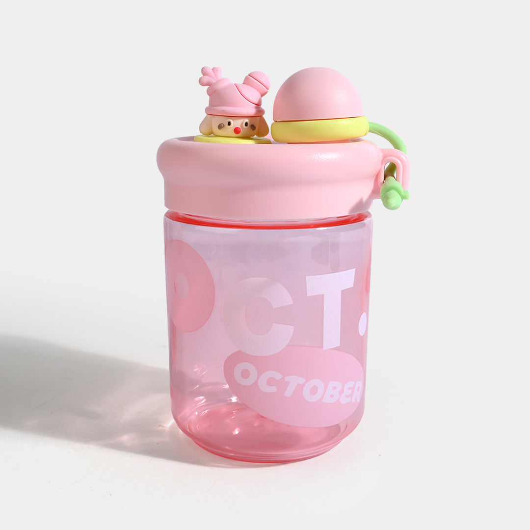 CUTE CARTOON WATER BOTTLE/BEAKER | SH2690 - PINK