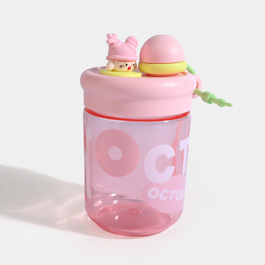 CUTE CARTOON WATER BOTTLE/BEAKER | SH2690 - PINK