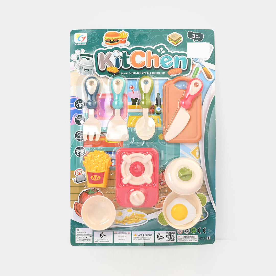 Kids' Role-Play Kitchen Accessory Kit
