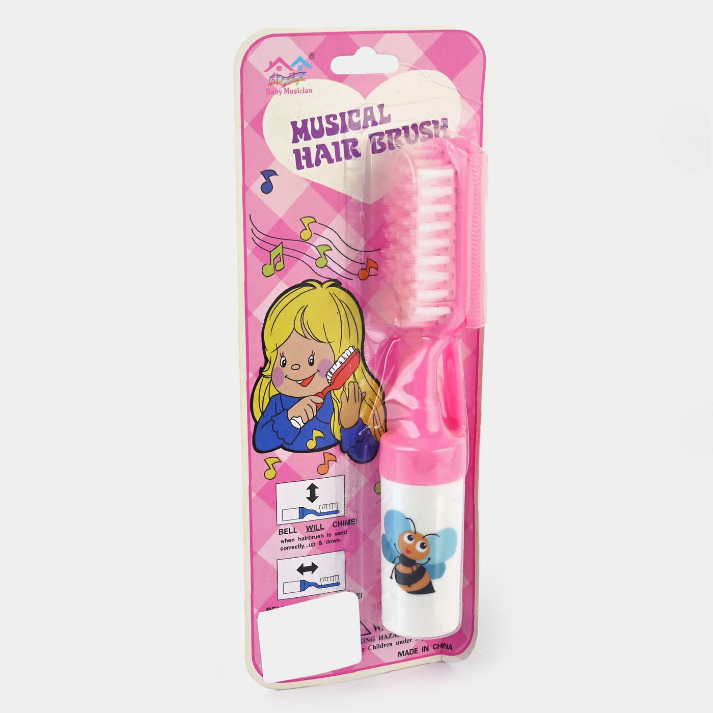 Musical Hair Brush & Comb | Pink