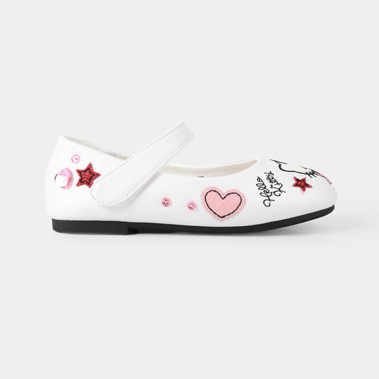Girls Pumps HB1159-7-WHITE