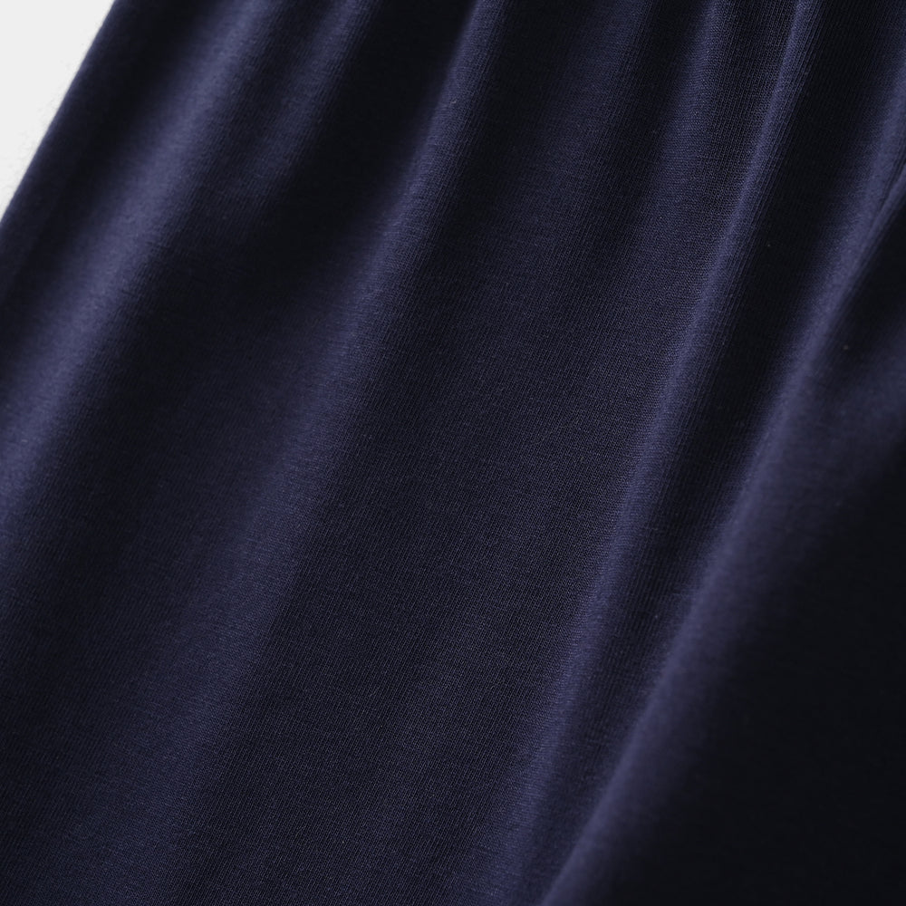 Infant Girls Lycra Jersey Tights - Navy