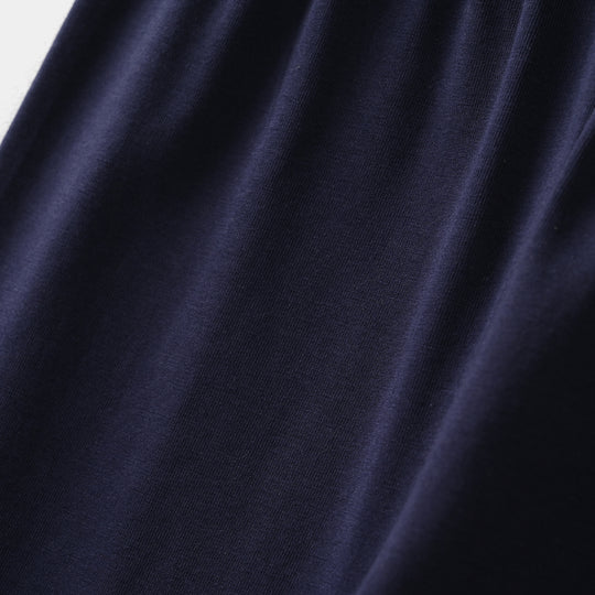 Infant Girls Lycra Jersey Tights - Navy