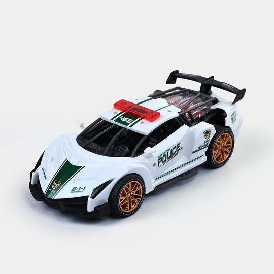 Friction Mini Car with Light & Music