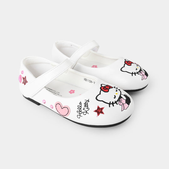 Girls Pumps HB1159-7-WHITE