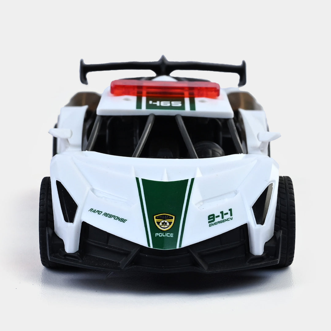 Friction Mini Car with Light & Music