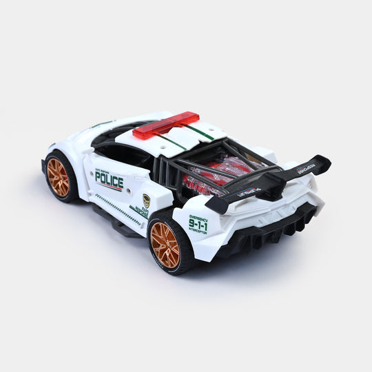 Friction Mini Car with Light & Music